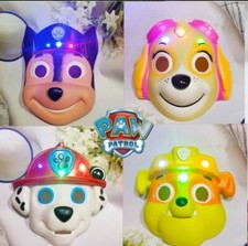 Lote 4 Máscaras LED Patrulla Canina Marcus Chase Stella Ruben Disfraz Carnaval