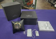 Alpina Seastrong HSW Diver Men's Sapphire Green Swiss 44mm Watch AL-282LBGR4V6