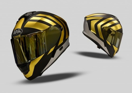 Casco moto turismo integrale AIROH SPARK EDIZIONE LIMITATA ORO OPACO | eBay