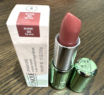 Clinique Longwear Lipstick SHINE 30 FIG POP - .13oz/3.9g NIB BIRTHDAY GIFT IDEA!