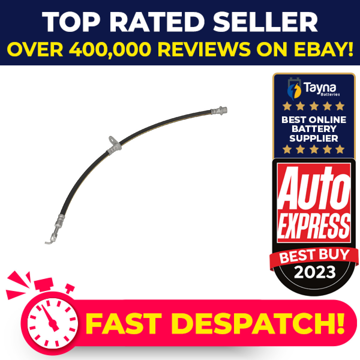 Brake Hose fits TOYOTA COROLLA E21 1.8 Front Left 2018 on 2ZR-FXE Hydraulic Febi