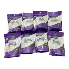 8 Nature  s Way Sambucus Elderberry Bags New Zinc Vitamin C 24 Lozenges