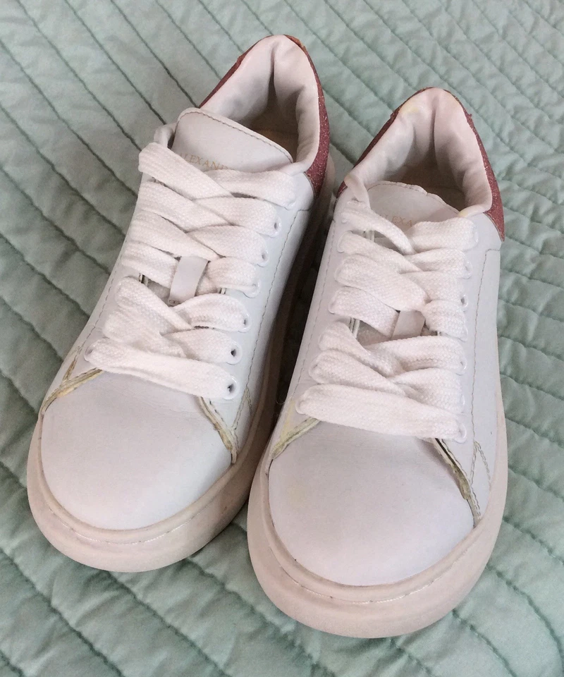 Size 6 - Alexander McQueen Oversized Drop White With Pink Glitter - Image 4 of 4