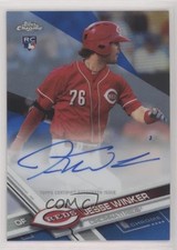 2017 Topps Chrome Rookie Blue Refractor 117/150 Jesse Winker #RA-JW Auto sd0