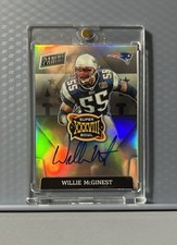 🔥 2025 Panini National Treasures Willie McGinest SB XXXVIII Auto Prizm 🔥