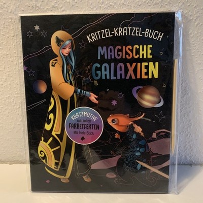 Magische Galaxien - Kritzel-Kratzel-Buch Kinder ab 7 Jahren Taschenbuch