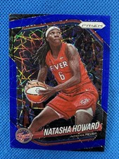 2025 #54 Natasha Howard Panini Prizm WNBA Blue Velocity Prizm Fever
