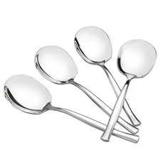 8-Piece Stainless Steel Buffet Serving Spoon Large Serving Spoon