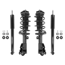 Front Complete Strut Assemblies & Rear Shocks for 2012 Honda Civic Sedan