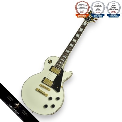 Epiphone LPC80 E-Gitarre weiß Ahornplatte Mahagoni Korpus