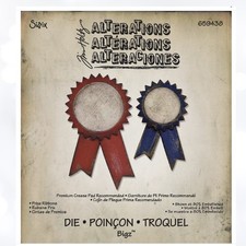 Tim Holtz PRIZE RIBBONS Award 659438 BigZ Die
