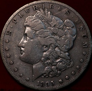 1895 S San Francisco Mint Silver Morgan Dollar