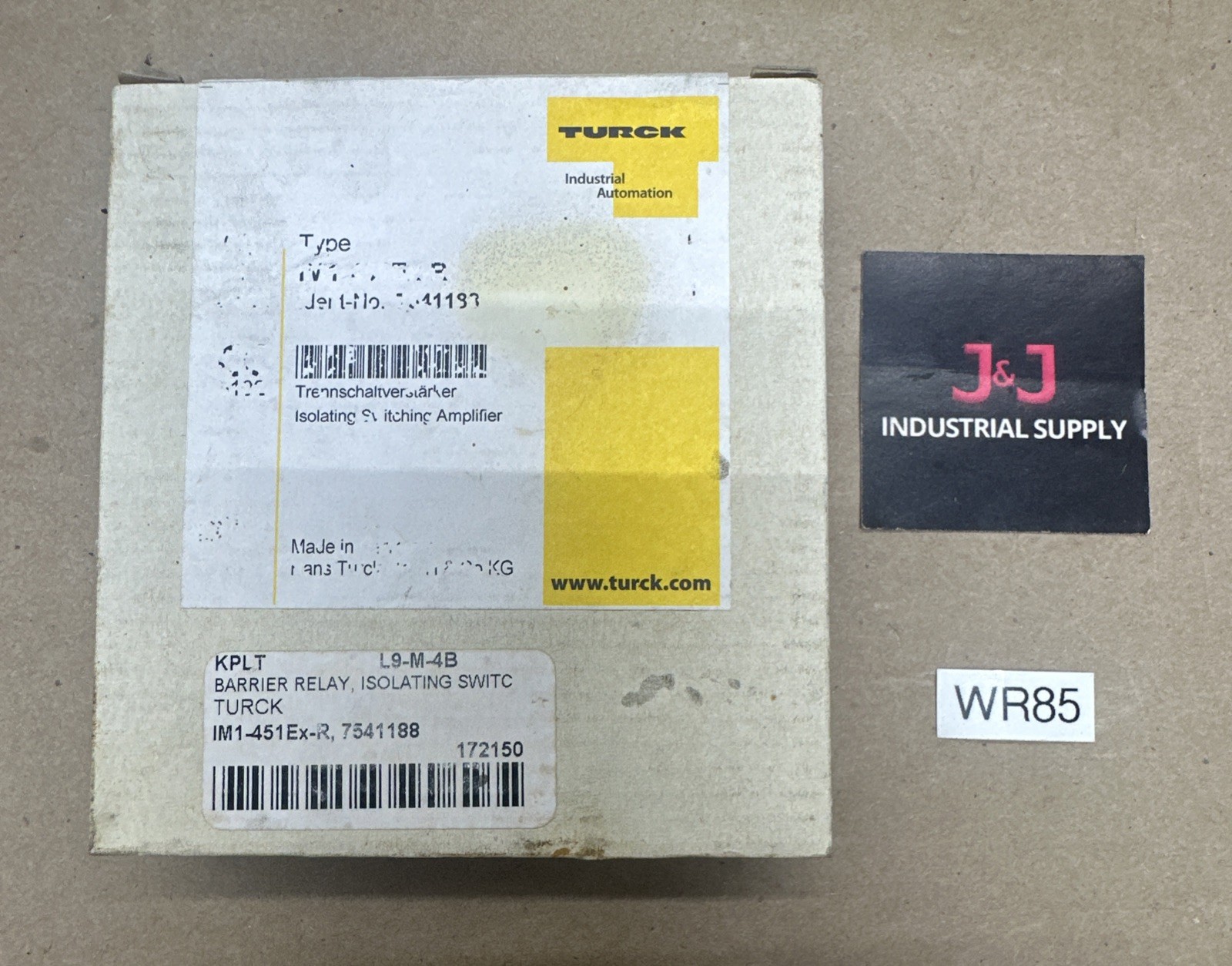 BRAND NEW SEALED- TURCK IM1-451Ex-R Isolating Switch Barrier Relay 7541188 🇺🇸