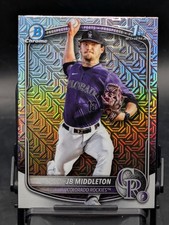 2025 Bowman Draft JB Middleton 1st Bowman #BDC-78 Mojo Refractor