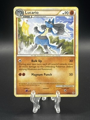 Pokemon Card HGSS Unleashed Lucario 19/95 Rare | eBay