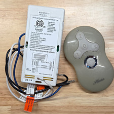 Hunter 99123 Gray Ceiling Fan Light Remote Control Receiver Handheld Remote