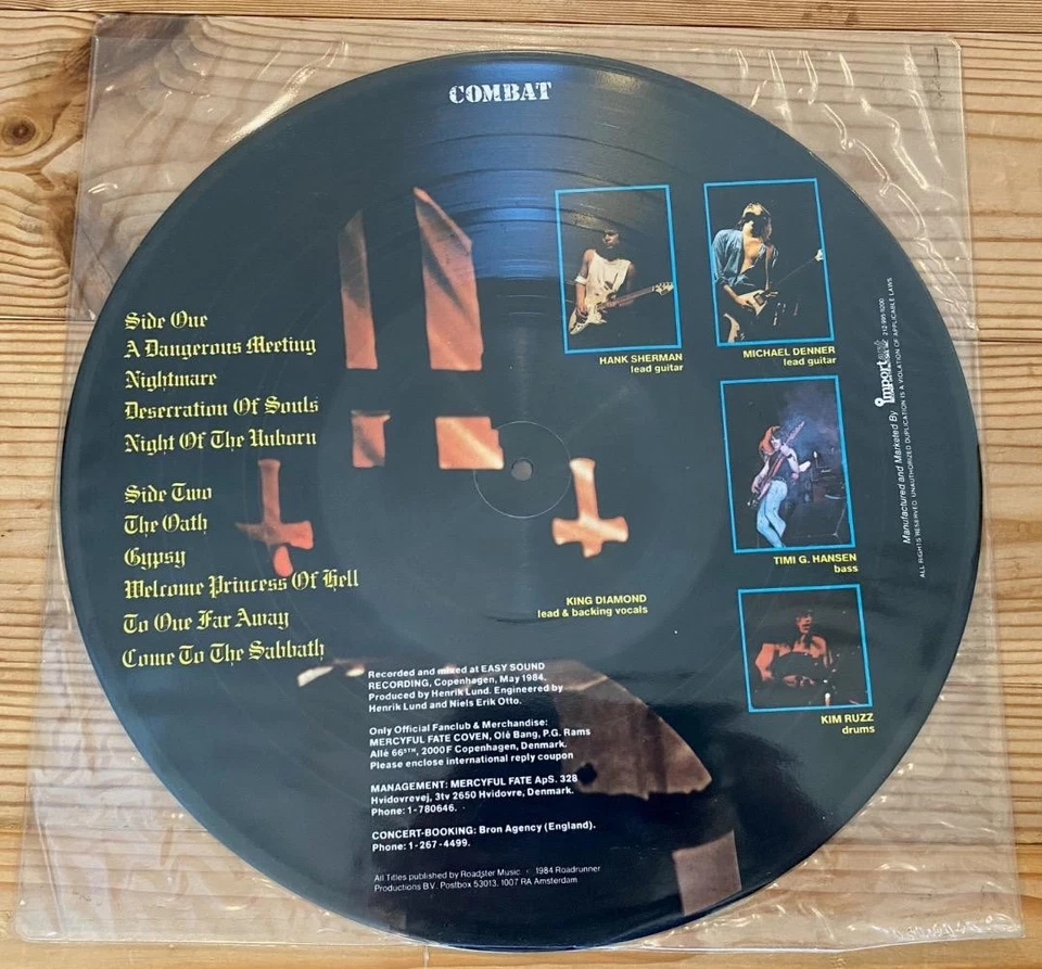 Mercyful Fate Don't Break The Oath Limited Edition Picture Disc LP Vinyl Used - Image 2 of 4