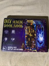 DIY Book Nook 3d Wooden Puzzle 373 Pieces The Magic Bookshop Factory Sealed   