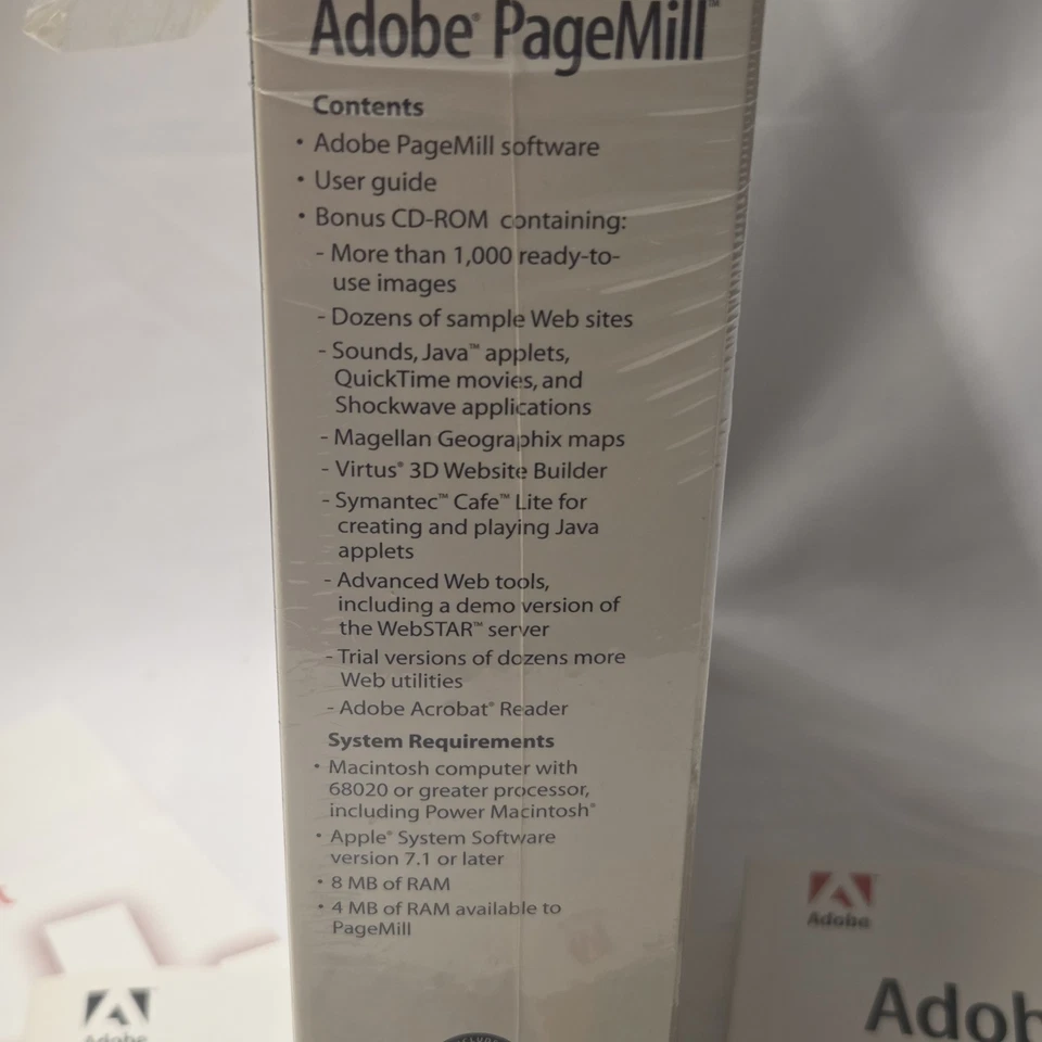 Adobe PageMill Version 2.0 CD Version for MAC with SiteMill - Image 4 of 4