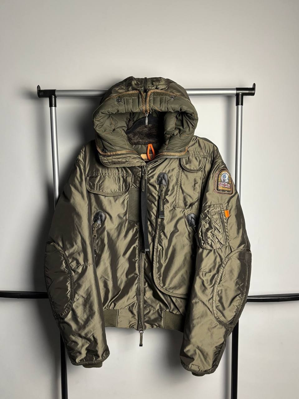 Parajumpers Gobi Masterpiece Series Men's Down Bomber Jacket Olive Green Size M