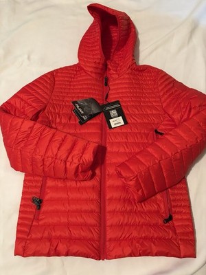 Pajar Packable Insulated Puffer Lightweight Hooded Jacket Osprey Red Men Small