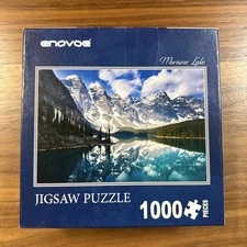 Enovoe Moraine Lake Alberta Canada 1000 Piece Jigsaw Puzzle 20"x 27.5" 