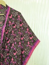 Silk Pink Kaftan / Handmade Flowy Maxi Dress / Resort Wear Outfit MFN1104