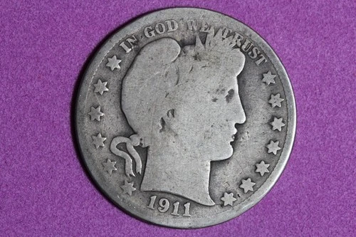 ESTATE FIND 1911 - Barber Half Dollar!! #K59439
