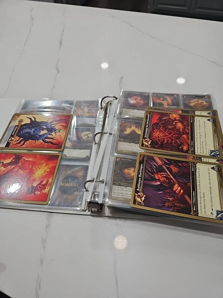 World of Warcraft TCG - World of Warcraft Card Collection for Sale, HUGE BINDER - Image 4 of 4
