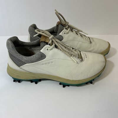 ECCO Biom Natural Motion Women's Sz 7-7.5 EUR 38 Leather Golf Shoes GTX Gore-Tex