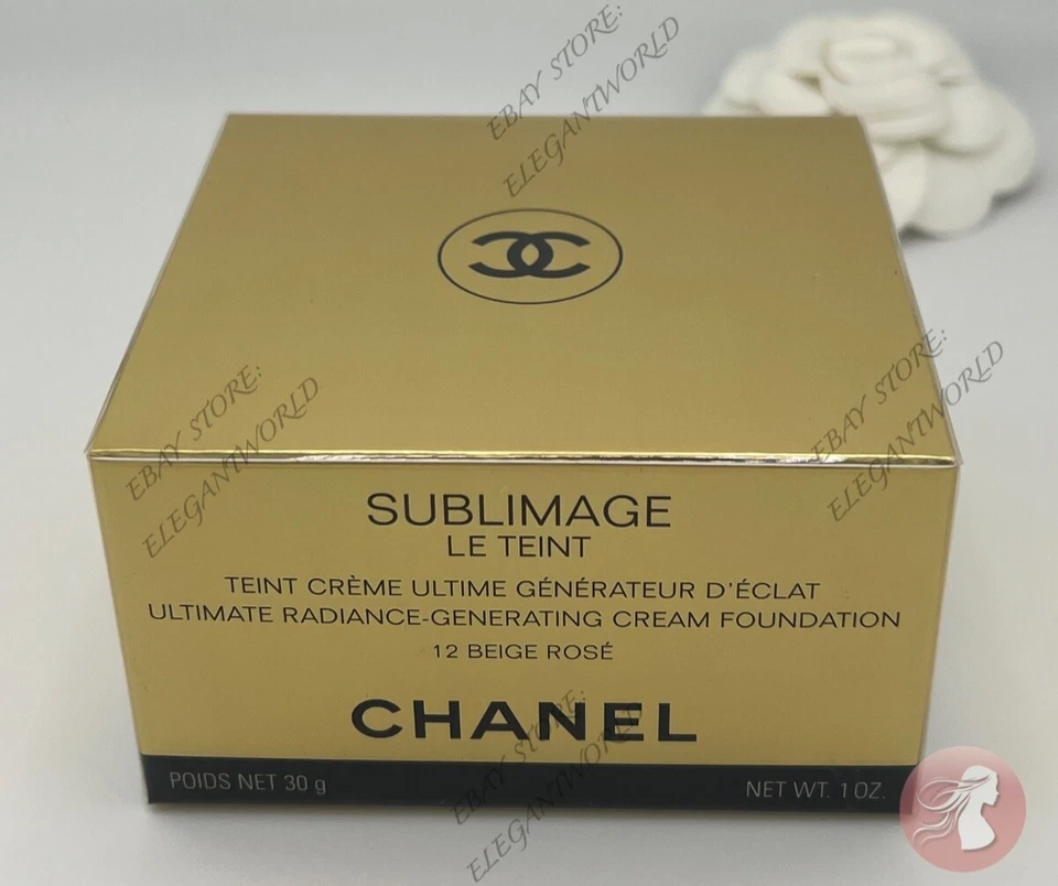 CHANEL SUBLIMAGE LE TEINT Ultimate Radiance Cream Foundation 12 BEIGE ROSE - Image 2 of 3
