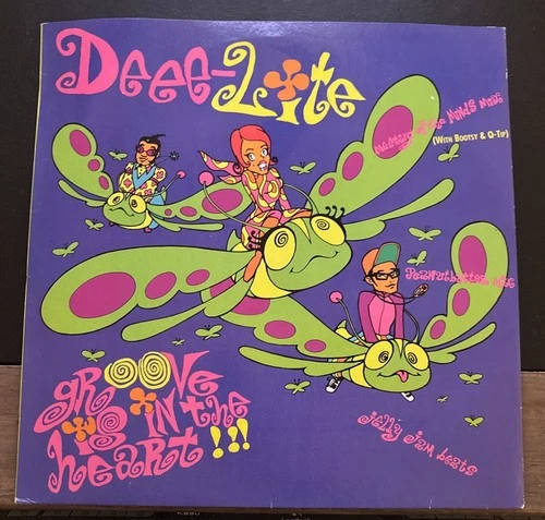 DEEEE-LITE - GROOVE IS IN THE HEART/WHAT IS LOVE? 12" Vinyl Disk Mixes