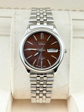 Seiko 5 Automatic Watch Brown Dial Men's Wristwatch 6309 Japan Movement Vintage