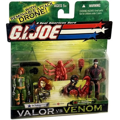 G.I. Joe - Scarlett & Sand Scorpion Action Figure Set (3.75'') - Hasbro - Valor v