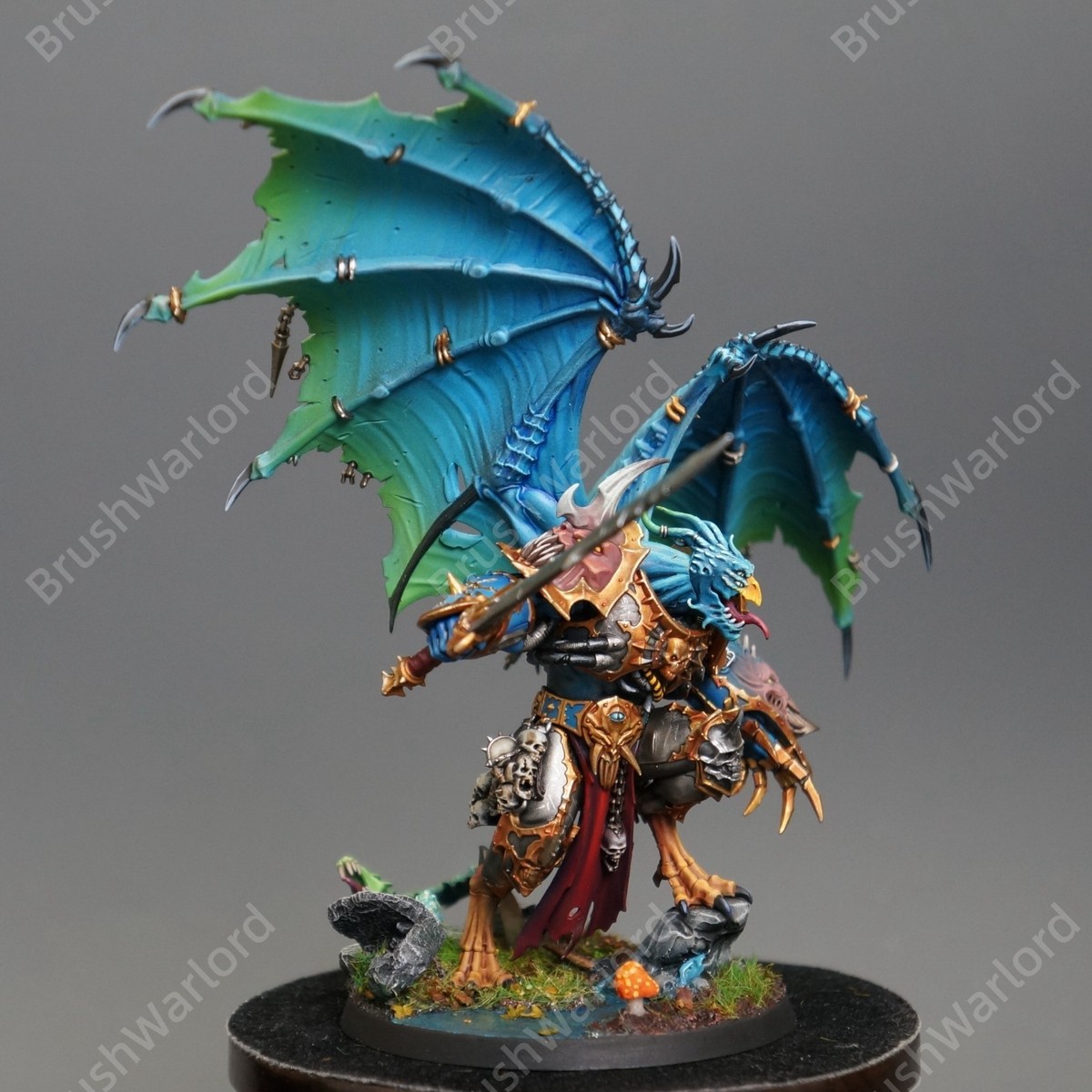 GOLDEN DEMON LEVEL Daemon Prince -40K/AoS Chaos Slaves to Darkness