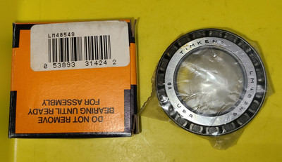 Timken LM48549 Tapered Roller Bearing Cone, 0.3750'' Bore, 0.72'' Width