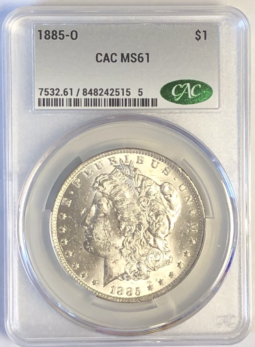 MS 61 Graded 1885 Year Morgan US Dollars (1878-1921) for sale | eBay