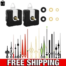 2pcs High Torque Quartz Clock Movement Mechanism Replacement Clock Kit with 7...