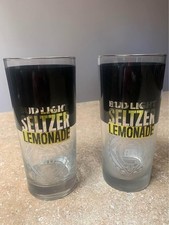 Set Of 36 Bud Light Seltzer Lemonade Pint Glasses. New in Original Case.