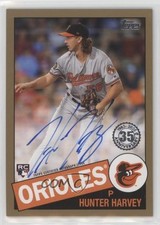 2020 Topps 1985 Topps Baseball Auto Gold 35/50 Hunter Harvey #85A-HH Auto x5u