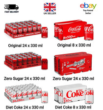 Coca-Cola Original Taste 24 x 330ml Cans – Full Case – Fast Free UK Delivery