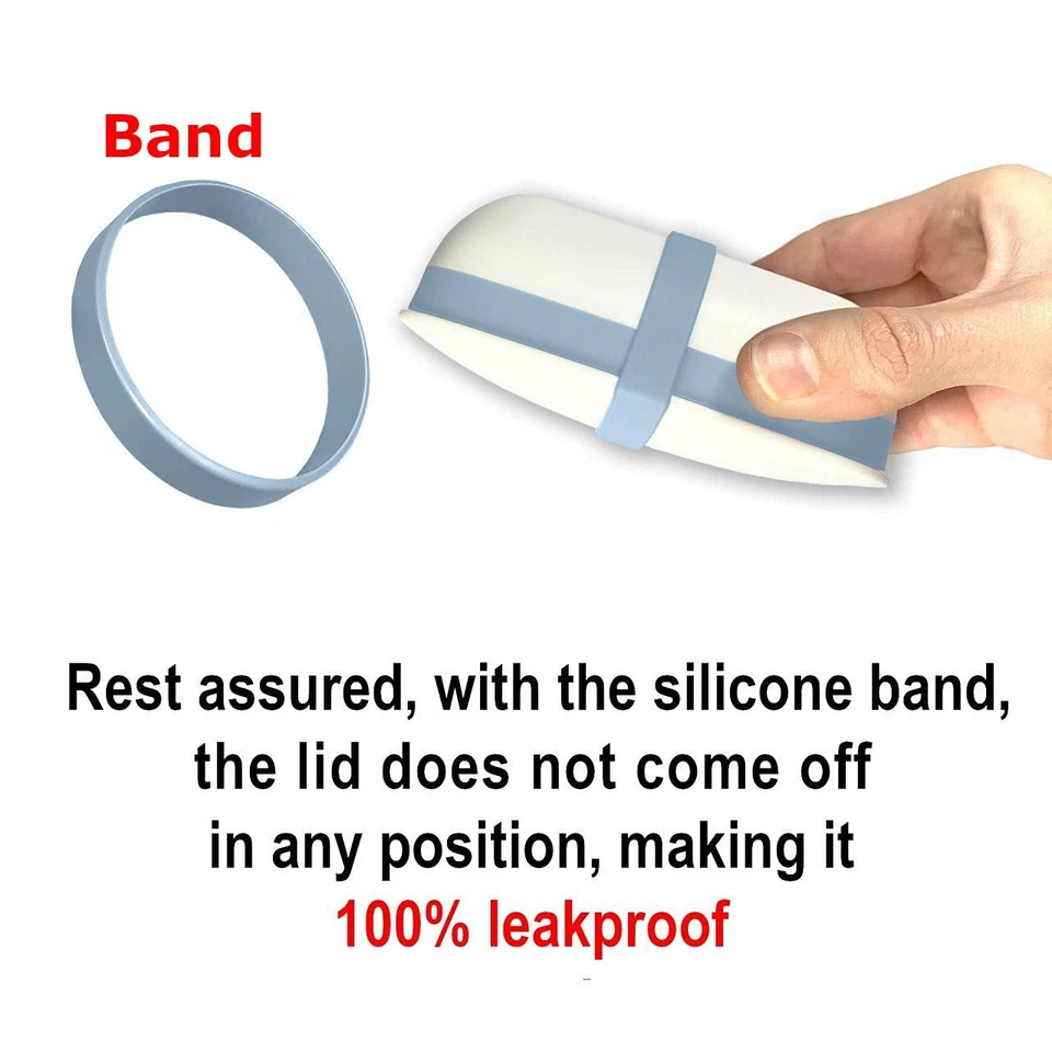 Paquete de 2 soportes de jabón de viaje, caja de barra estuche contenedor de platos, azul &amp; verde  Foto 4 de 4