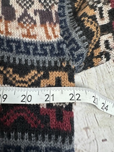 Alpaca Jumper Peru Warm Browns Soft Size Medium - Picture 5 of 5