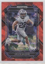 2023 Panini Prizm Draft Picks Red Ice Prizm Deuce Vaughn #126 6k2