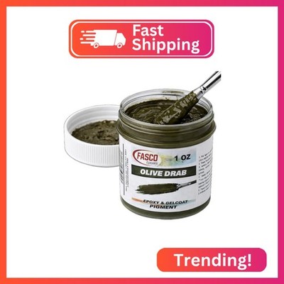 Fasco Epoxies Olive Drab Pigment for Epoxy Resin & Gelcoat   Concentrated Colora