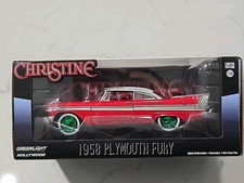 Greenlight 1:24 Christine 1958 Plymouth Fury Chase Car