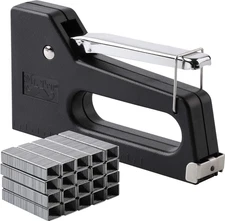 Light Duty Staple Gun with 2000 Staples, 5/16 Fabric Wall Wood Stapler