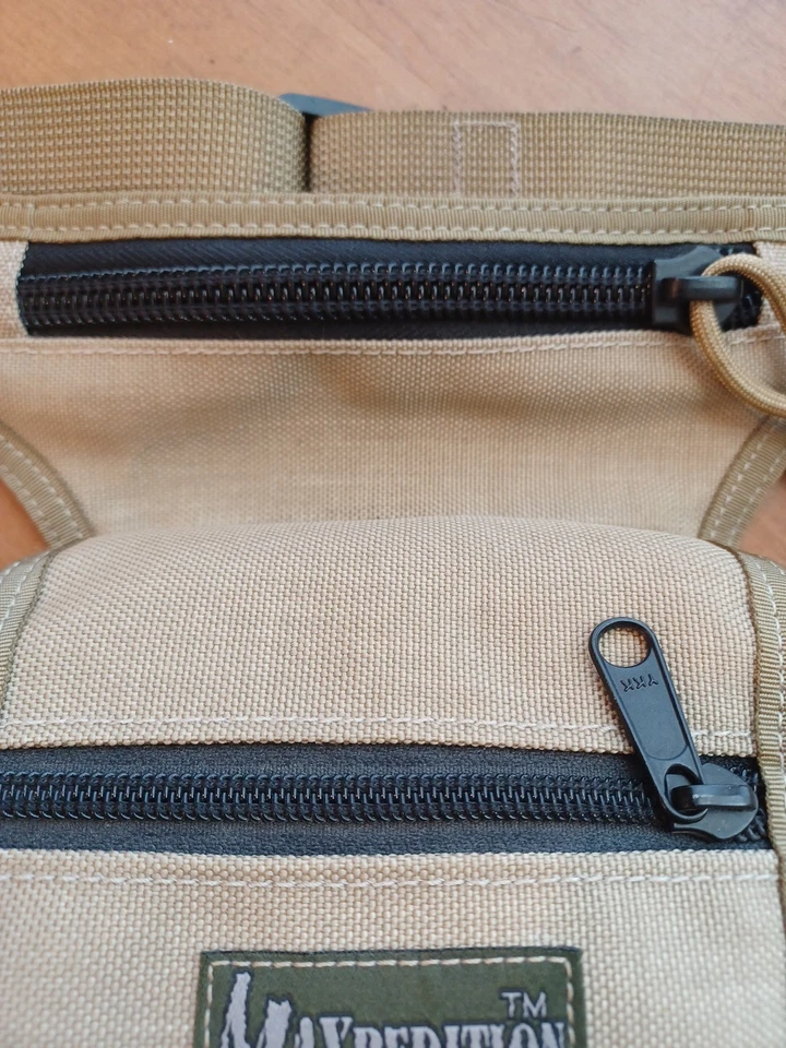 Maxpedition Thermite Versipack Bolsa Estilingue Verde Cáqui Cintura Gota Alça Coxa 401K - Imagem 3 de 4