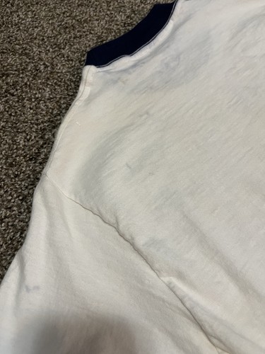 Vintage Disney Mickey Mouse Ringer T-Shirt Unisex Small Weiß Grafik - Bild 21 von 22