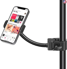 InnoGear Mic Stand Phone Holder, Flexible Gooseneck Mount Clamp for Microphone